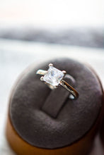 Load image into Gallery viewer, Marley Princess Cut Sterling Silver Ring