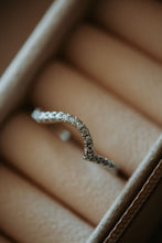 Load image into Gallery viewer, Stevie Chevron Sterling Silver Band Ring