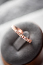 Load image into Gallery viewer, Amina Rose Gold Ring Band