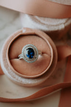 Load image into Gallery viewer, Winnie Sapphire Sterling Silver Ring