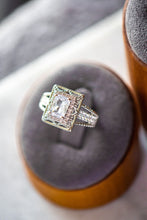 Load image into Gallery viewer, Rowan Emerald Cut Sterling Silver Ring