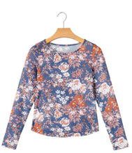 Load image into Gallery viewer, Floral Print Mesh Top