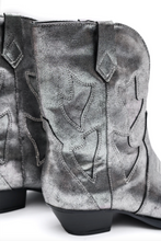 Load image into Gallery viewer, Jersey Metallic Boot in Silver