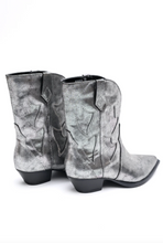 Load image into Gallery viewer, Jersey Metallic Boot in Silver