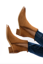 Load image into Gallery viewer, Wylie Suede Ankle Boot in Tan