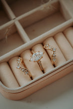 Load image into Gallery viewer, Janece 3PC Champagne Gold Ring Set