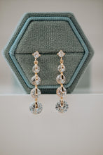Load image into Gallery viewer, Elayna Gold Dangle Earrings
