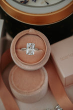 Load image into Gallery viewer, Katrina Radiant Cut Sterling Silver Ring