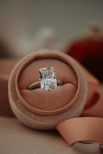 Load image into Gallery viewer, Katrina Radiant Cut Sterling Silver Ring