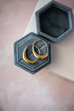 Load image into Gallery viewer, Vina Gold Hook Earrings
