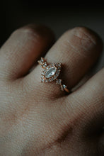 Load image into Gallery viewer, Flynn Marquise Cut Rose Gold Ring