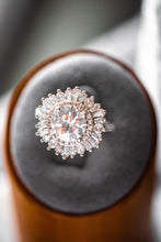 Load image into Gallery viewer, Nova Round Cut Sterling Silver Ring