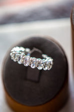 Load image into Gallery viewer, Madelyn Oval Cut Sterling Silver Ring Band
