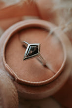 Load image into Gallery viewer, Priza Rutilated Black Sterling Silver Ring