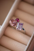 Load image into Gallery viewer, Maci 3-Stone Sterling Silver Ring