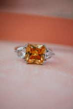 Load image into Gallery viewer, Jeanne Citrine Gem Sterling Silver Ring