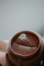 Load image into Gallery viewer, Missing You Hexagon Cut Sterling Silver Ring Rhodium Plating