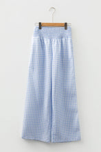 Load image into Gallery viewer, Gingham High Waist Loose Pants
