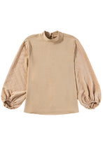 Load image into Gallery viewer, Swiss Dot Balloon Sleeve Blouse