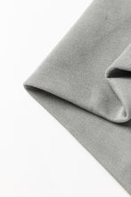 Load image into Gallery viewer, Medium Grey Sequin Happy Halloween Graphic Notched Neck Long Sleeve Loose Top