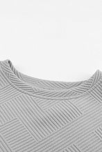 Load image into Gallery viewer, Gray Textured Shorts Set