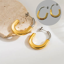 Load image into Gallery viewer, Allen C-shaped Stud Earrings
