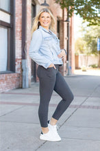 Load image into Gallery viewer, PreOrder | The Amy - 7/8 Ankle CHARCOAL Length Leggings with Pockets
