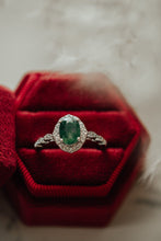 Load image into Gallery viewer, Rochelle Moss Agate Sterling Silver Ring
