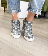 Load image into Gallery viewer, Ari Sneaker Wedge in Denim