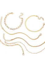 Load image into Gallery viewer, Gold Bracelet Set