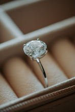 Load image into Gallery viewer, Whitney Round Cut Solitaire Sterling Silver Ring