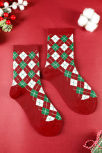 Load image into Gallery viewer, Seasonal argyle socks.