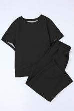 Load image into Gallery viewer, Textured Tee + Pants Set