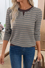 Load image into Gallery viewer, Two Piece Textured Long Sleeve T Shirt