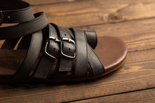 Load image into Gallery viewer, Blair Sandals in Black