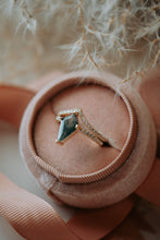Load image into Gallery viewer, Razel Moss Agate 2PC Ring Set