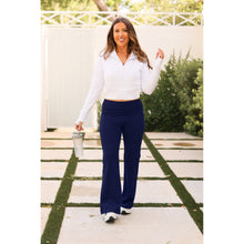 Load image into Gallery viewer, Ready to Ship | The Mila - 30" NAVY Bootcut Leggings with Pockets*