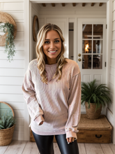 Load image into Gallery viewer, Corded Tunic Sweatshirt