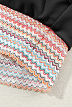 Load image into Gallery viewer, Striped Trim Two Piece Swimsuit