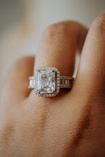 Load image into Gallery viewer, Eira Cushion Cut Silver Ring