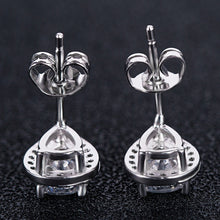 Load image into Gallery viewer, Pear Shaped Cubic Zircon Stud Earrings