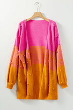 Load image into Gallery viewer, Pink and Orange Ombre Cardigan