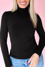 Load image into Gallery viewer, Black TurtleNeck Long Sleeve Top
