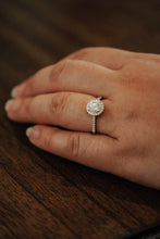 Load image into Gallery viewer, Blaire Round Cut 1CT Moissanite on Sterling Silver