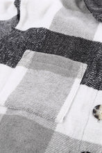 Load image into Gallery viewer, Grey Plaid Shacket