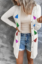 Load image into Gallery viewer, Sequin Christmas Tree Cardigan