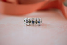 Load image into Gallery viewer, Aimee Multicolor Gemstones Sterling Silver Ring