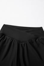 Load image into Gallery viewer, Black Tummy Control Cross Waist Skorts