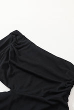 Load image into Gallery viewer, Black One Shoulder Bodycon