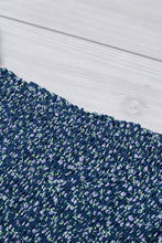 Load image into Gallery viewer, Green Square Neck Puff Sleeve Floral Smocked Top